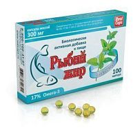 Рыбий жир с МЕЛИССОЙ капс. 300мг №100