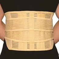 Корсет пояснично-крестцовый полужесткий с пелотом